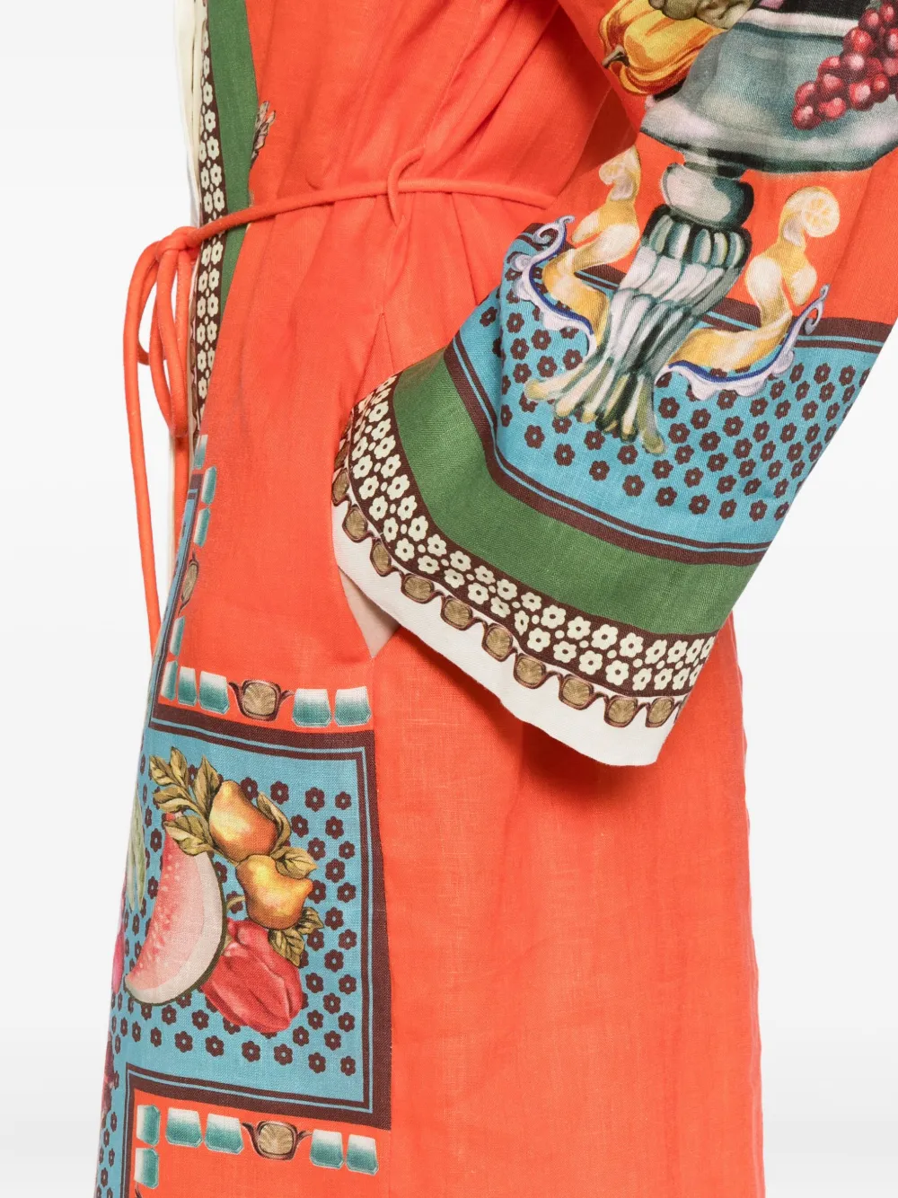 ALEMAIS Rocco blousejurk Oranje