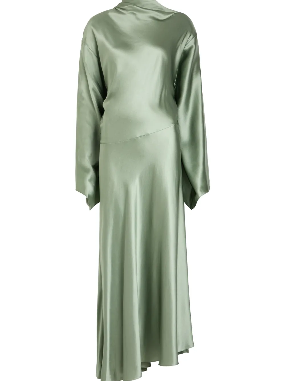 De La Vali Bayamo draped maxi dress - Groen