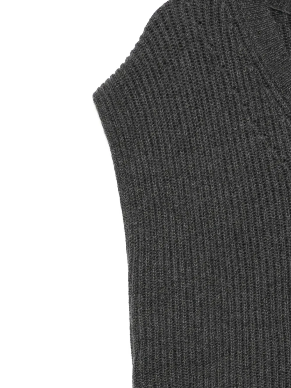 Joseph Knitted Vest In Gray