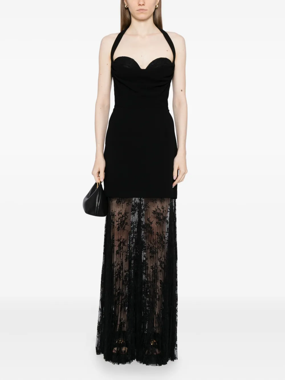 Rebecca Vallance Milena gown - Zwart