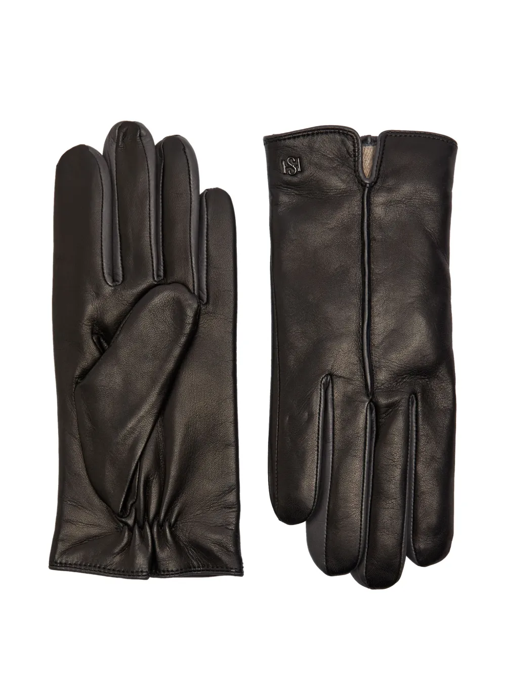 HANDSOME STOCKHOLM logo gloves - Nero