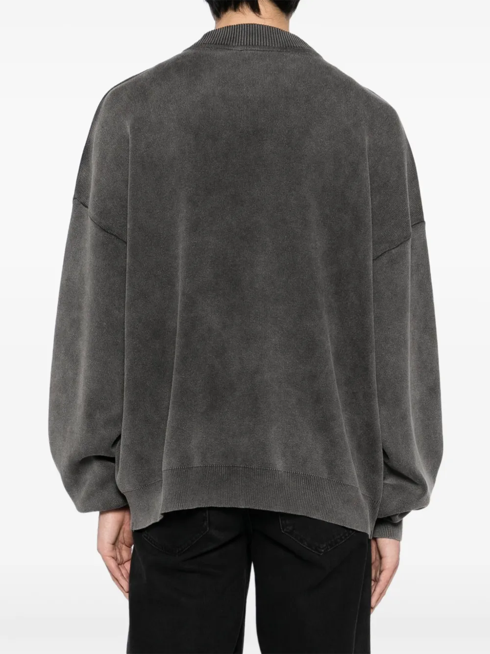 Represent Sweater met geborduurd logo Grijs