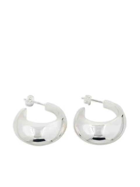 RAGBAG STUDIO polished-finish hoop earrings 