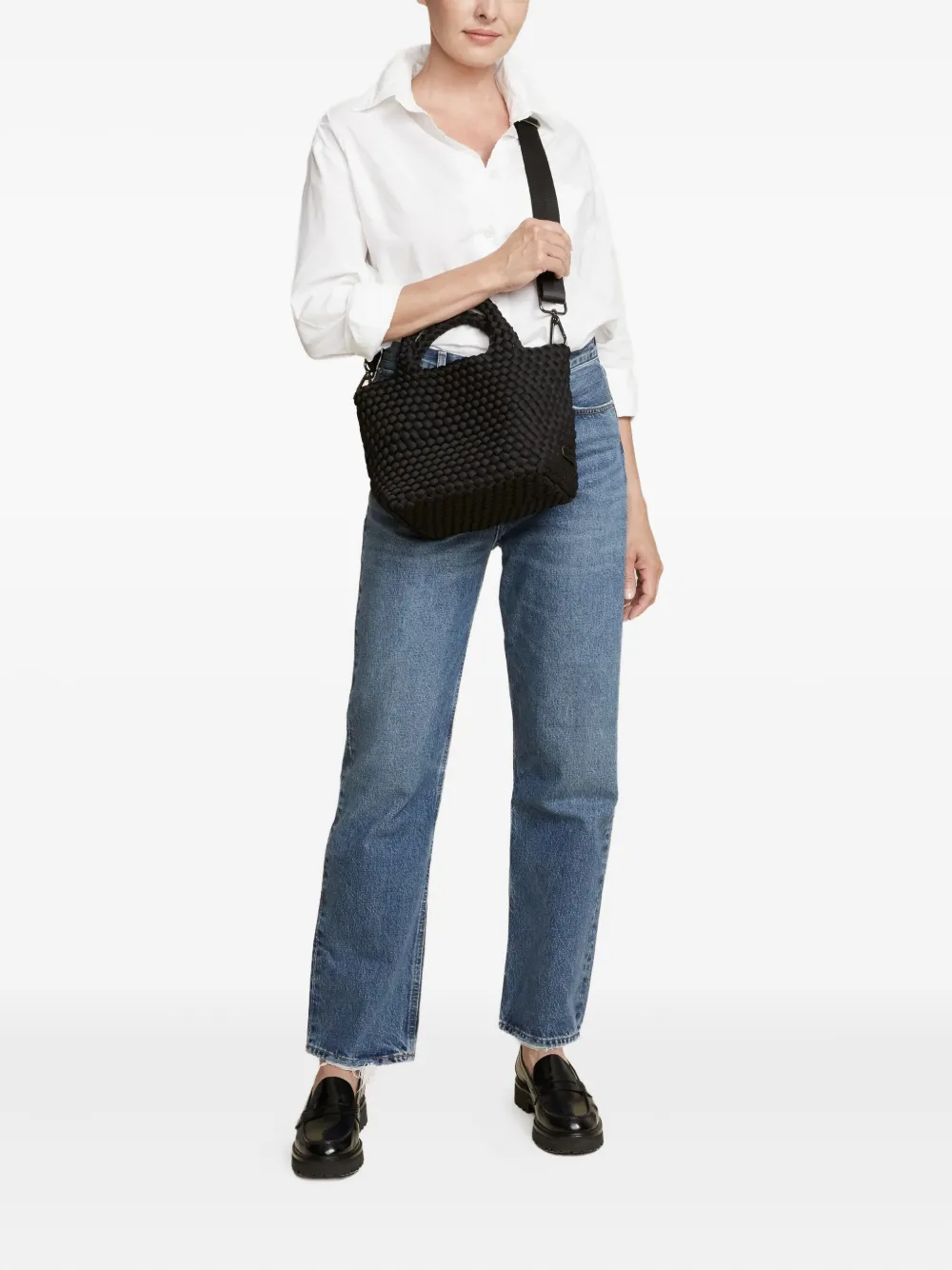 NAGHEDI small St Barths tote bag - Zwart