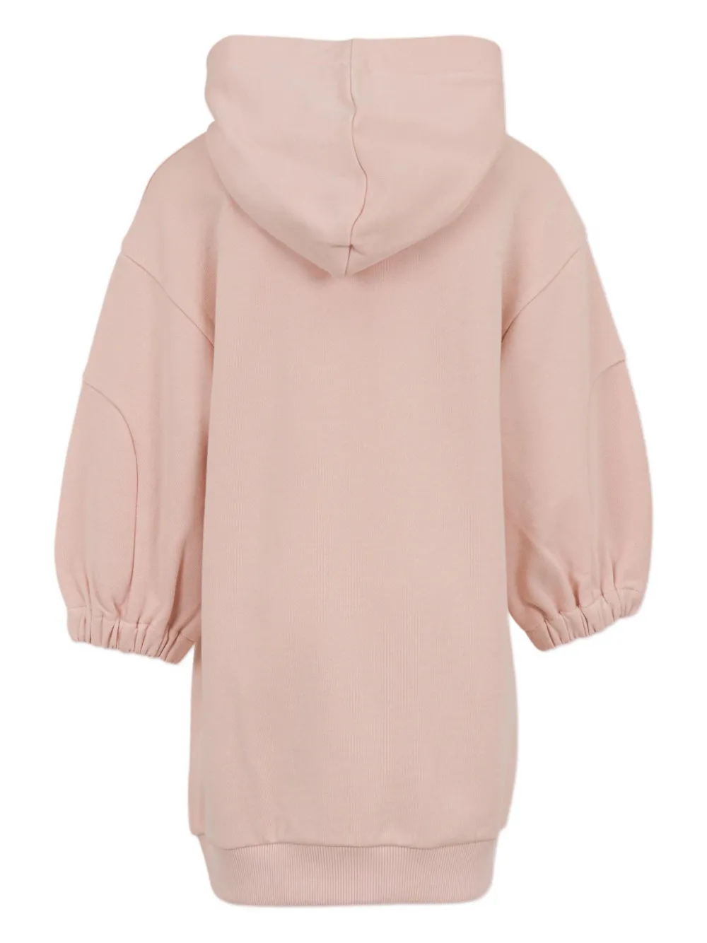 Missoni Kids Verfraaide jurk met capuchon Roze