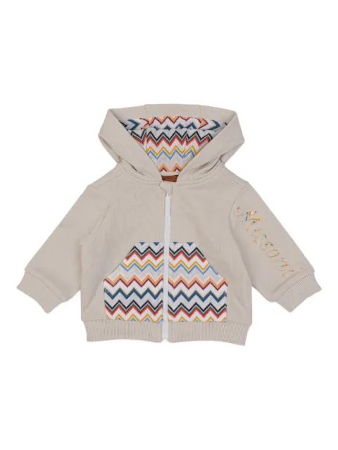 Missoni Kids zigzag-pattern hoodie