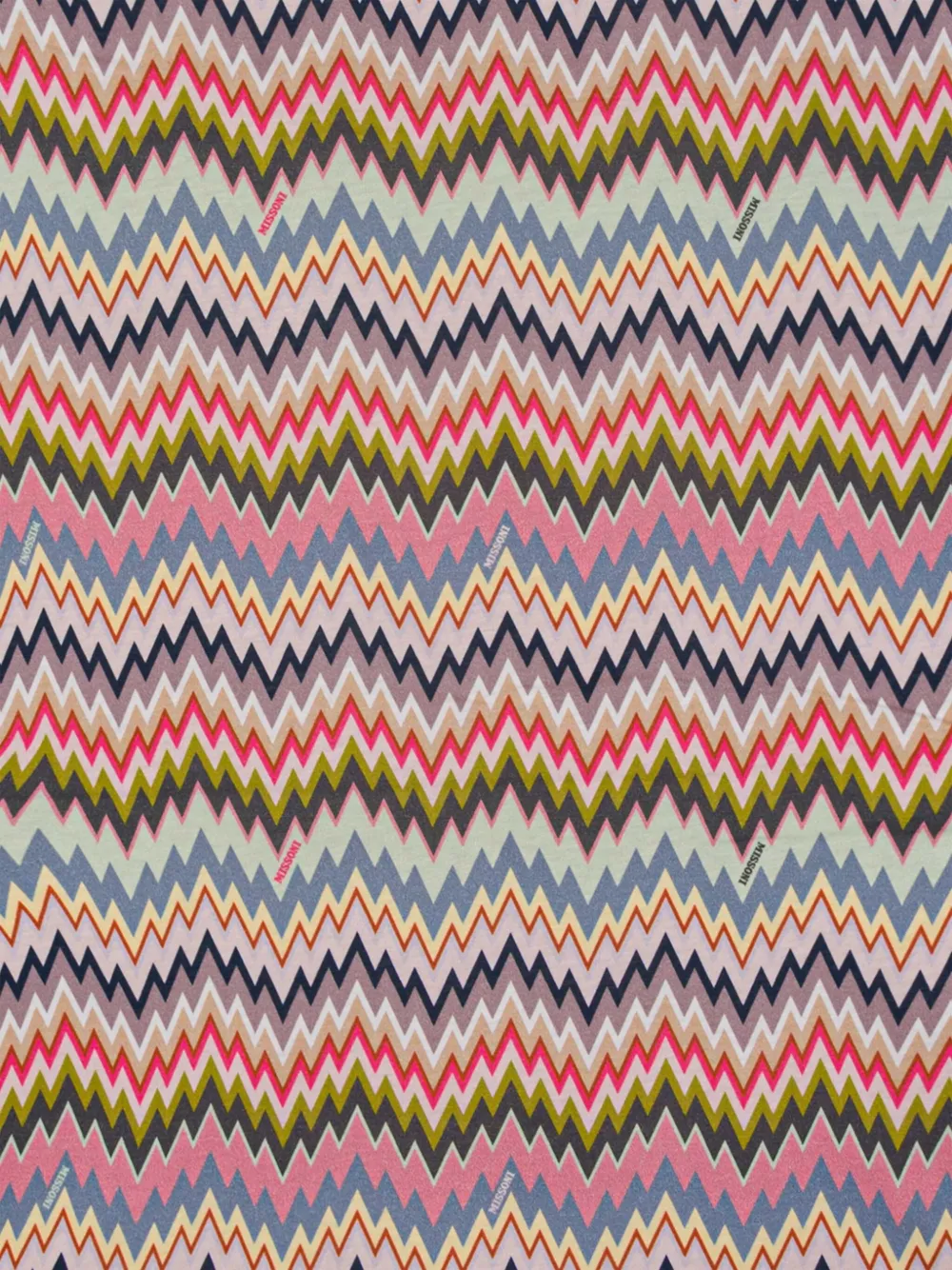 Missoni Kids Deken met zigzagpatroon Roze