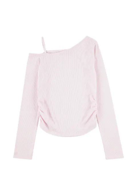 ABERCROMBIE FITCH KIDS one-shoulder long-sleeve top