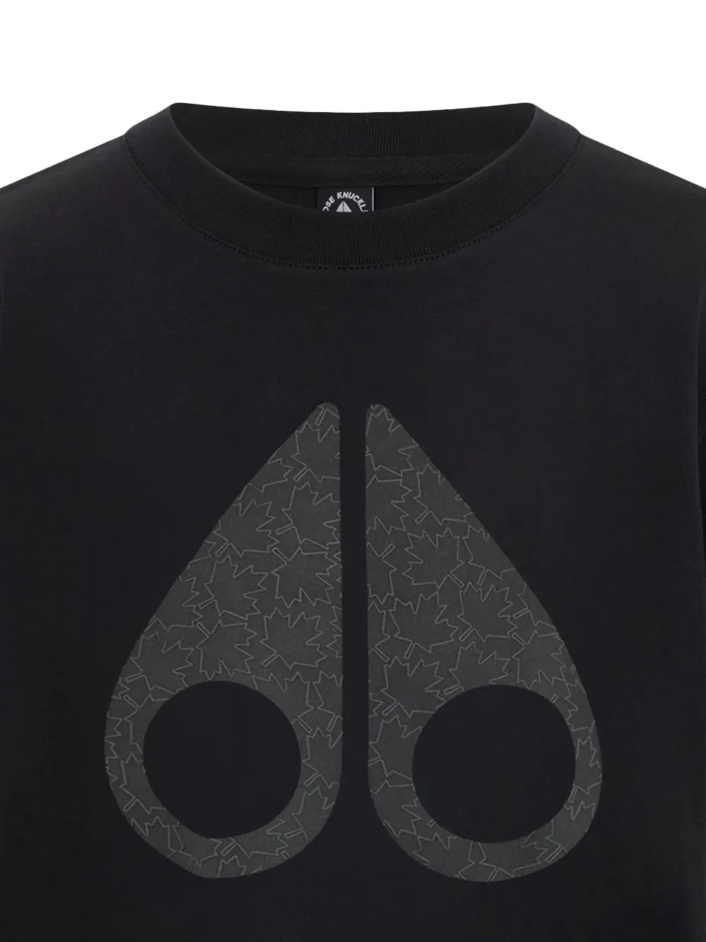 Moose Knuckles Kids Chamblee Leaf T-shirt In Animal Print