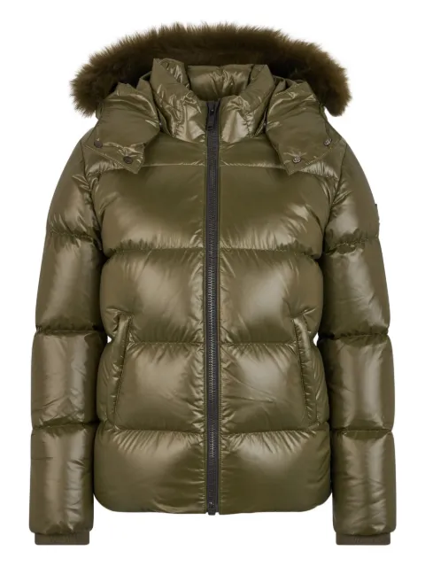 Moose Knuckles Kids hooded zip-up padded jacket