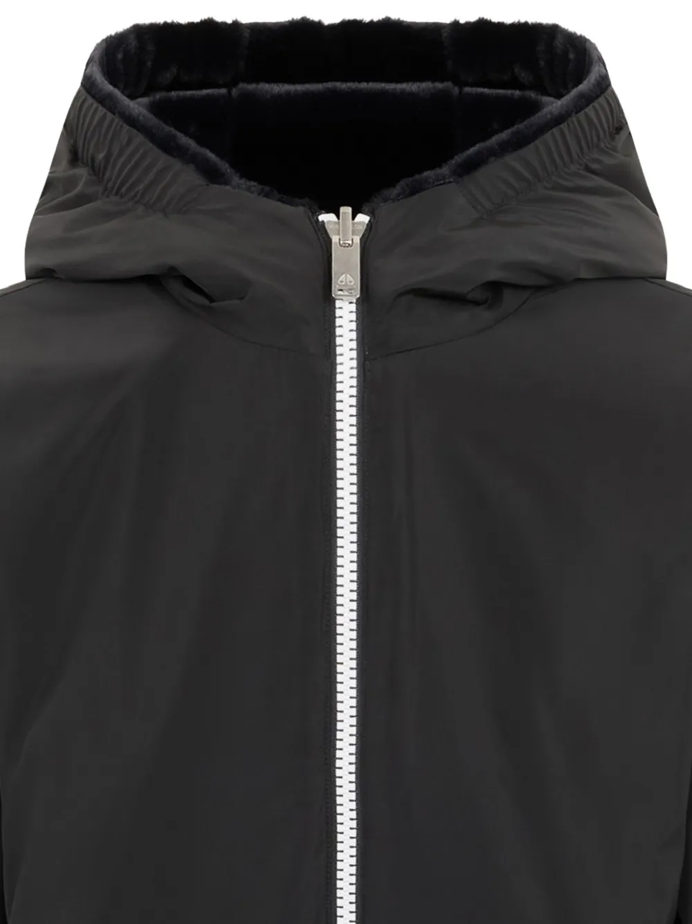 Moose Knuckles Kids Simcoe jack met capuchon Zwart