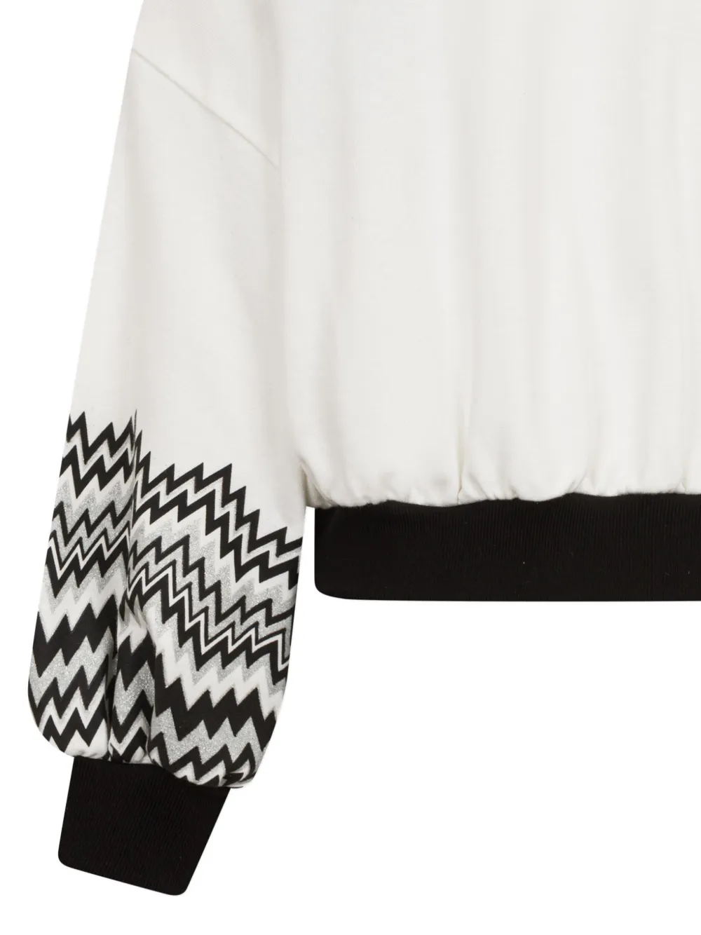 Missoni Girls Zigzag Logo Sweatshirt In Multi