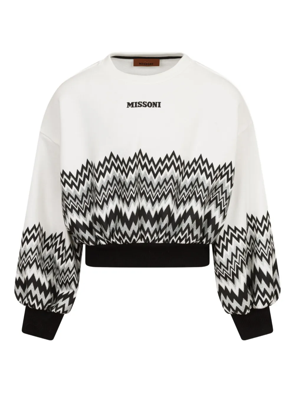 Missoni Girls Zigzag Logo Sweatshirt In Multi