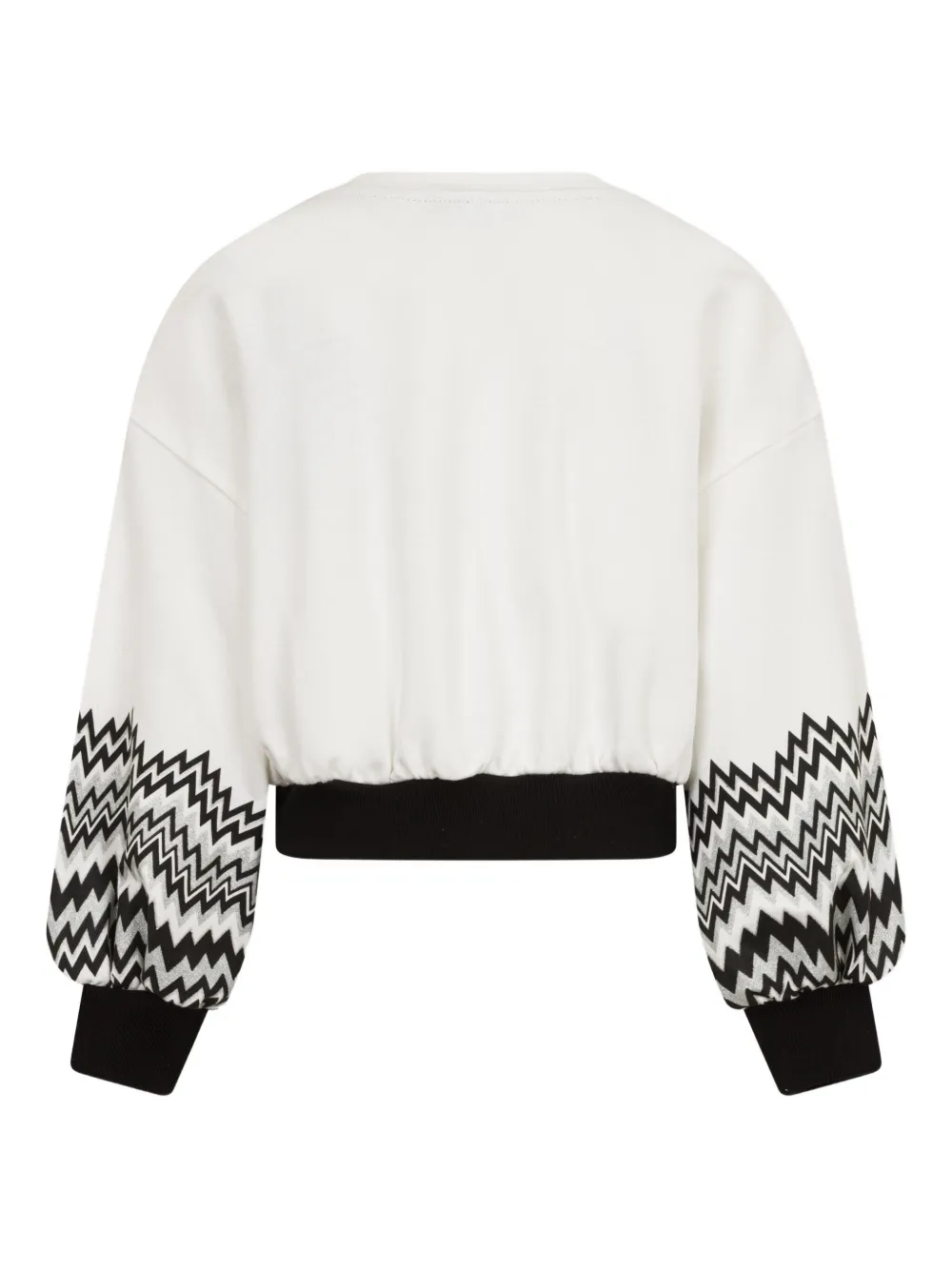 Missoni Girls Zigzag Logo Sweatshirt In Multi