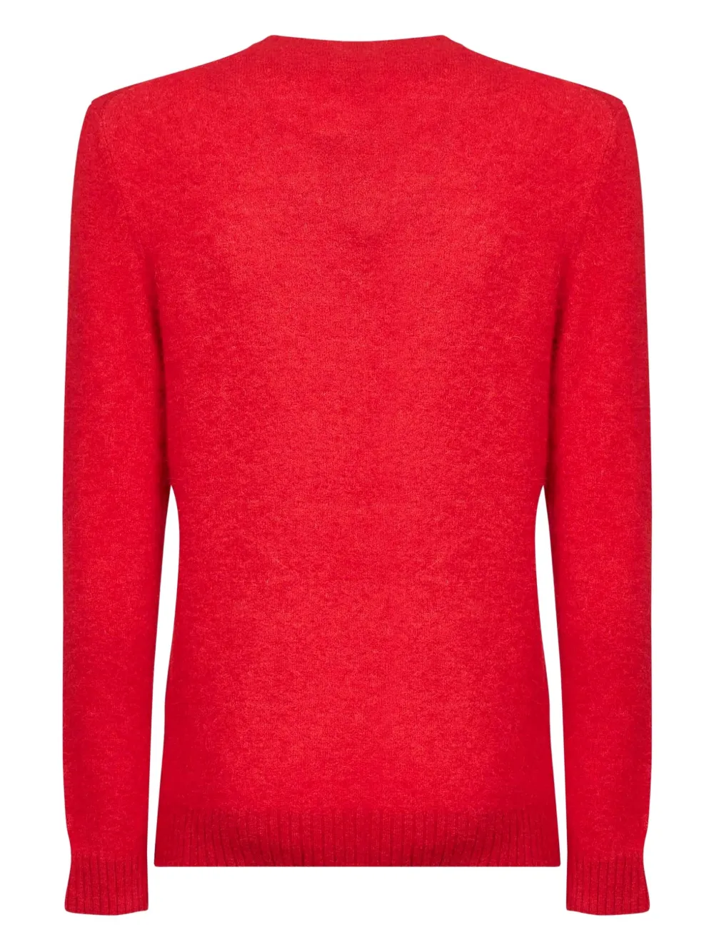 MC2 Saint Barth ribbed logo-embroidery sweater - Rood