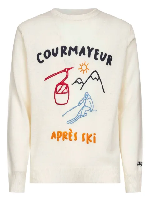 MC2 Saint Barth embroidery wool sweater