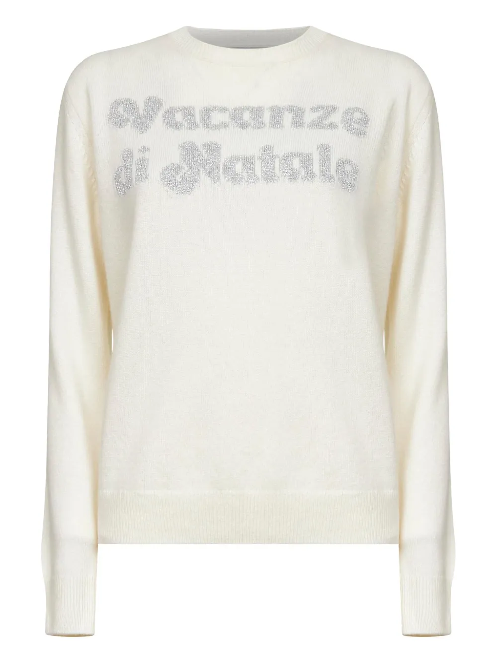 MC2 Saint Barth jacquard embroidered sweater | White | Image 1