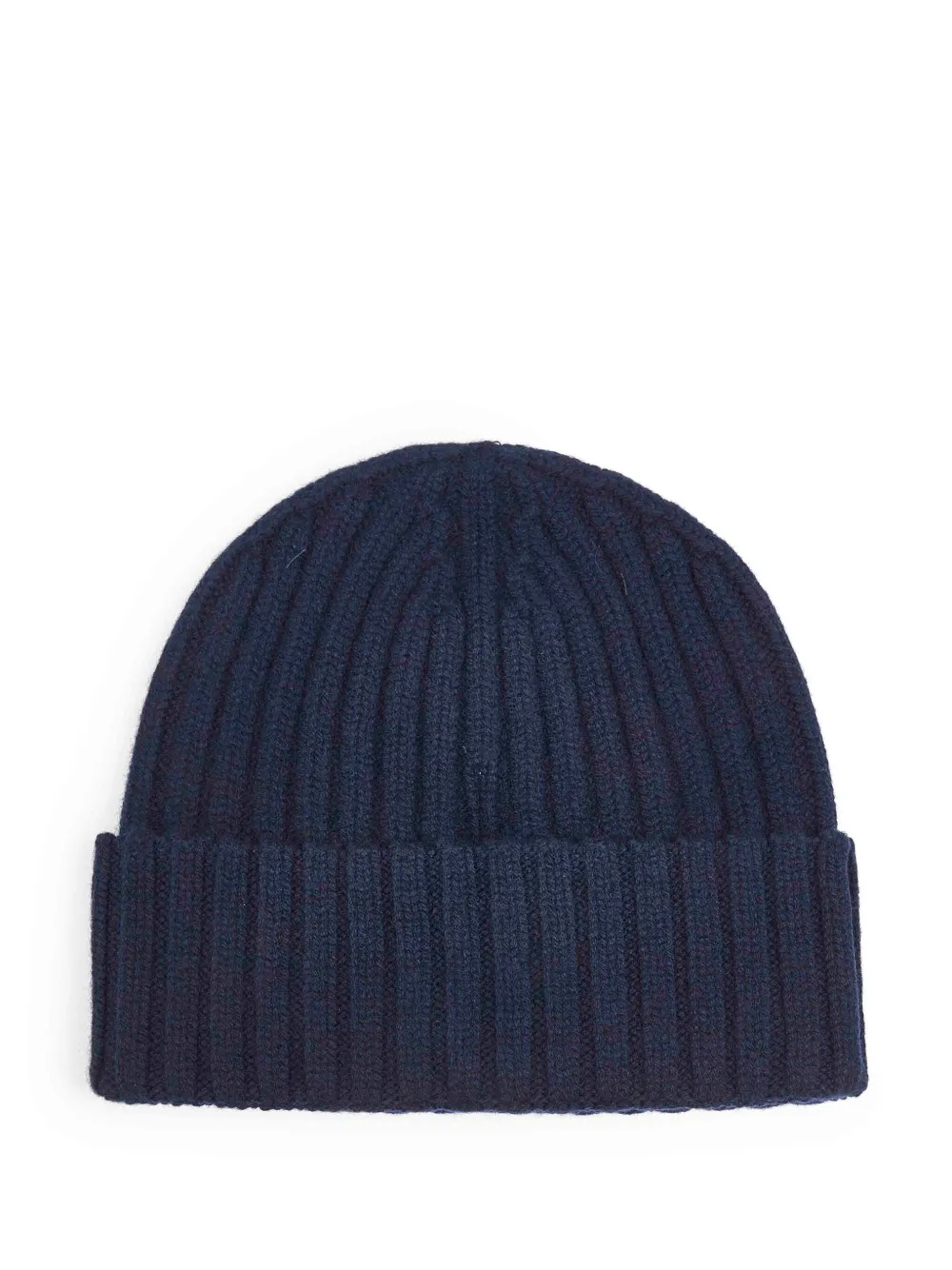 MC2 Saint Barth Geribbelde muts met geborduurd logo - Blauw