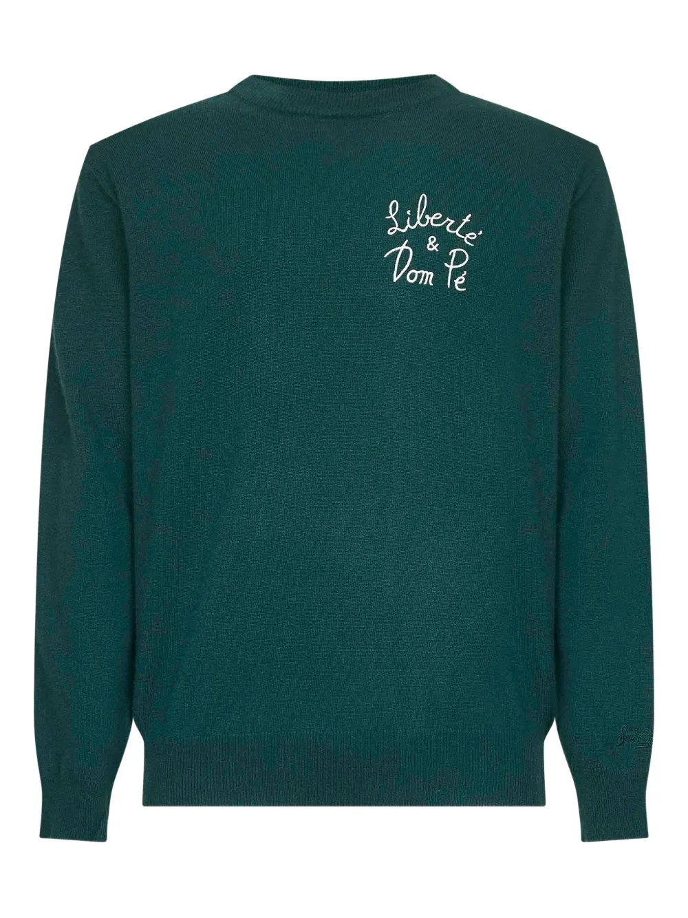 MC2 Saint Barth embroidered ribbed sweater - グリーン MC2 Saint Barth embroidered ribbed sweater - グリーン