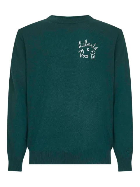 MC2 Saint Barth embroidered ribbed sweater