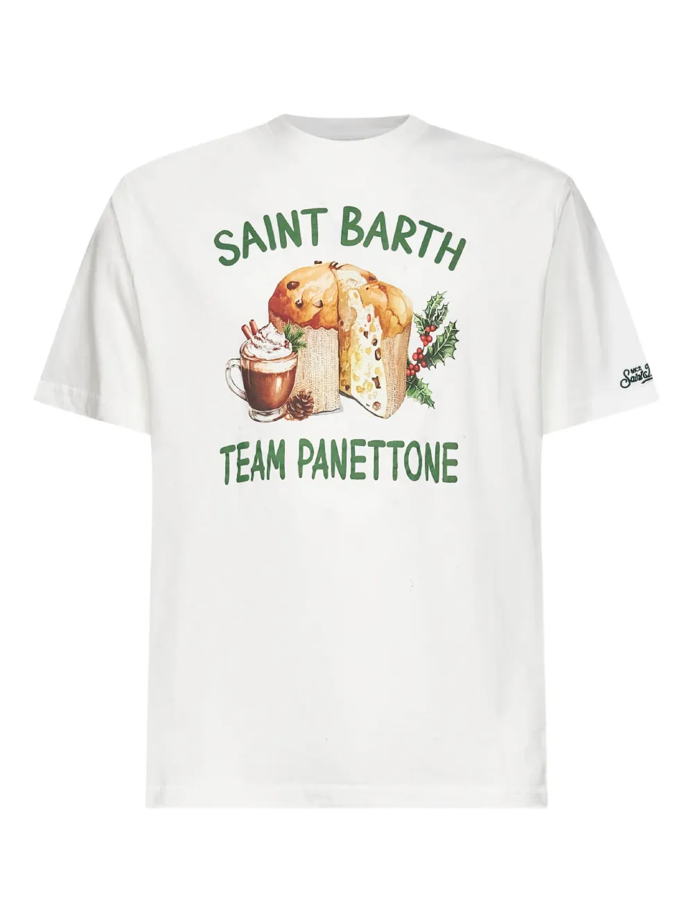 MC2 Saint Barth graphic-print cotton T-shirt - ホワイト MC2 Saint Barth graphic-print cotton T-shirt - ホワイト