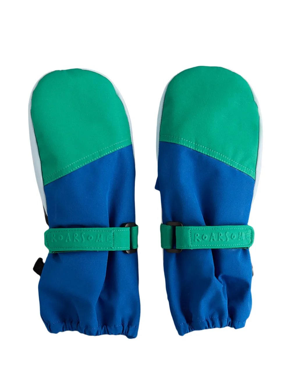 Roarsome Guanti con design color-block - Blu