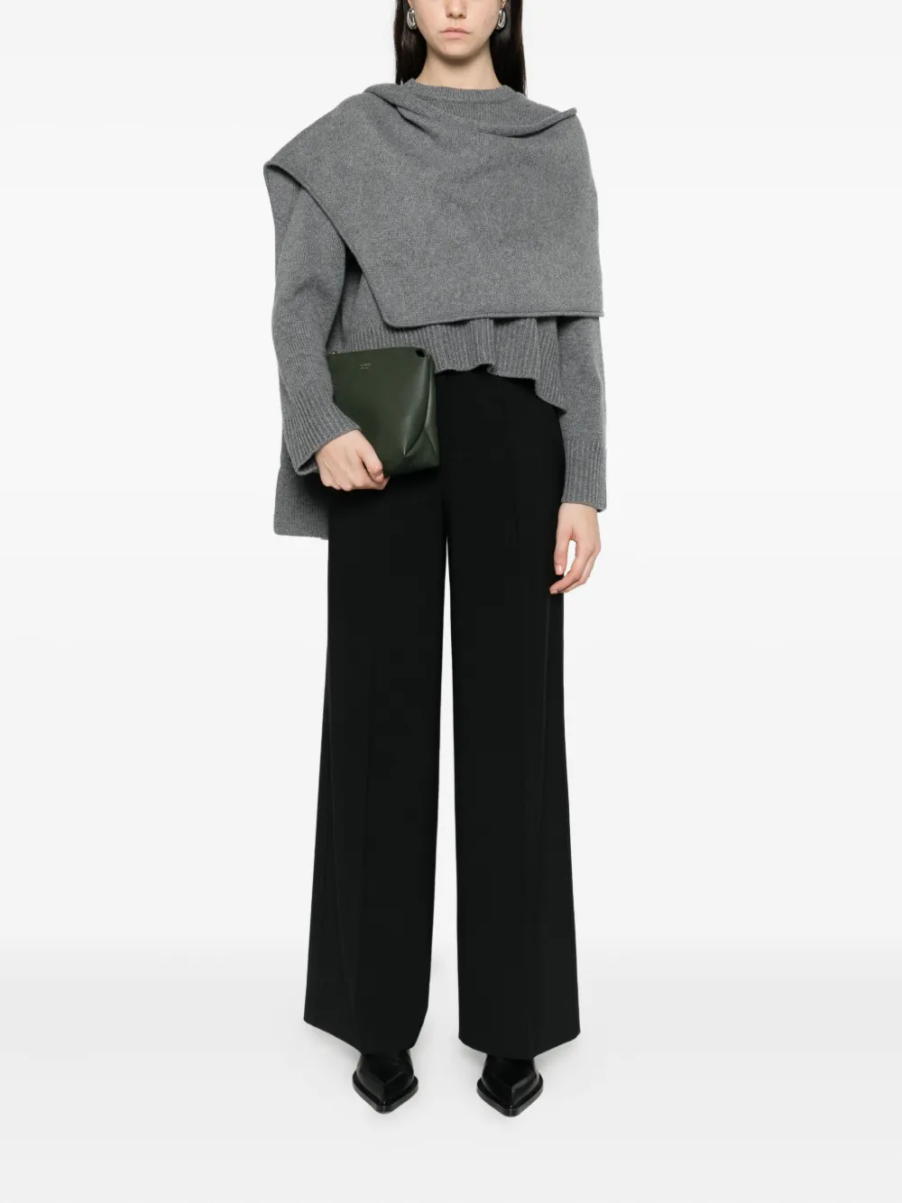 ASPESI high-waisted palazzo trousers | Wide-Leg Pants | Image 2