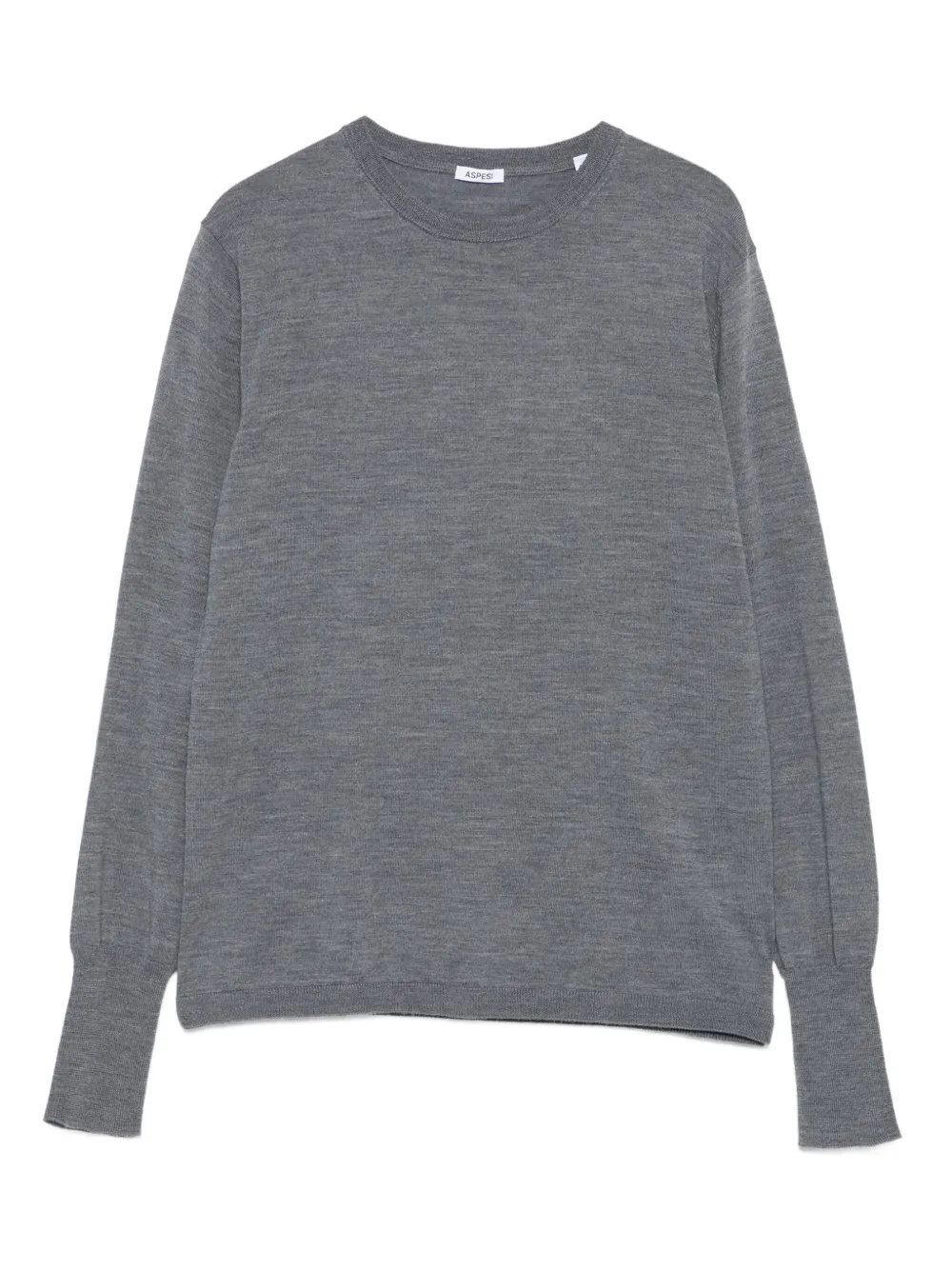ASPESI fine-knit top | Grey | Image 1