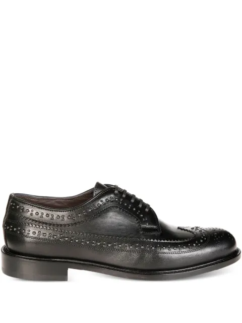 MORGILLO leather derby shoes 