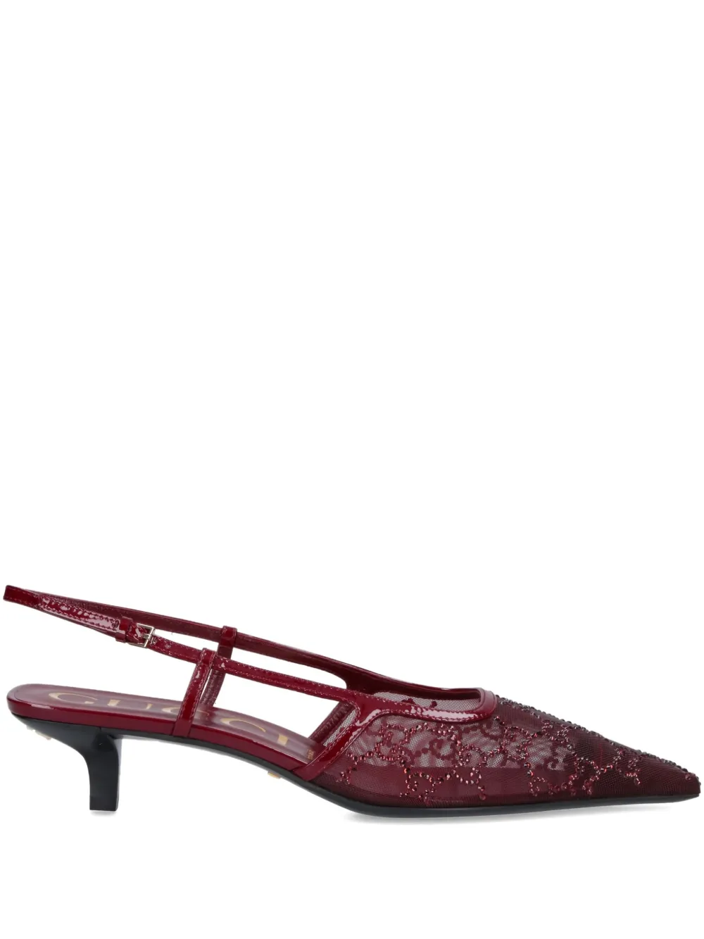 Gucci 35mm GG-embellished pumps | Red | Image 1