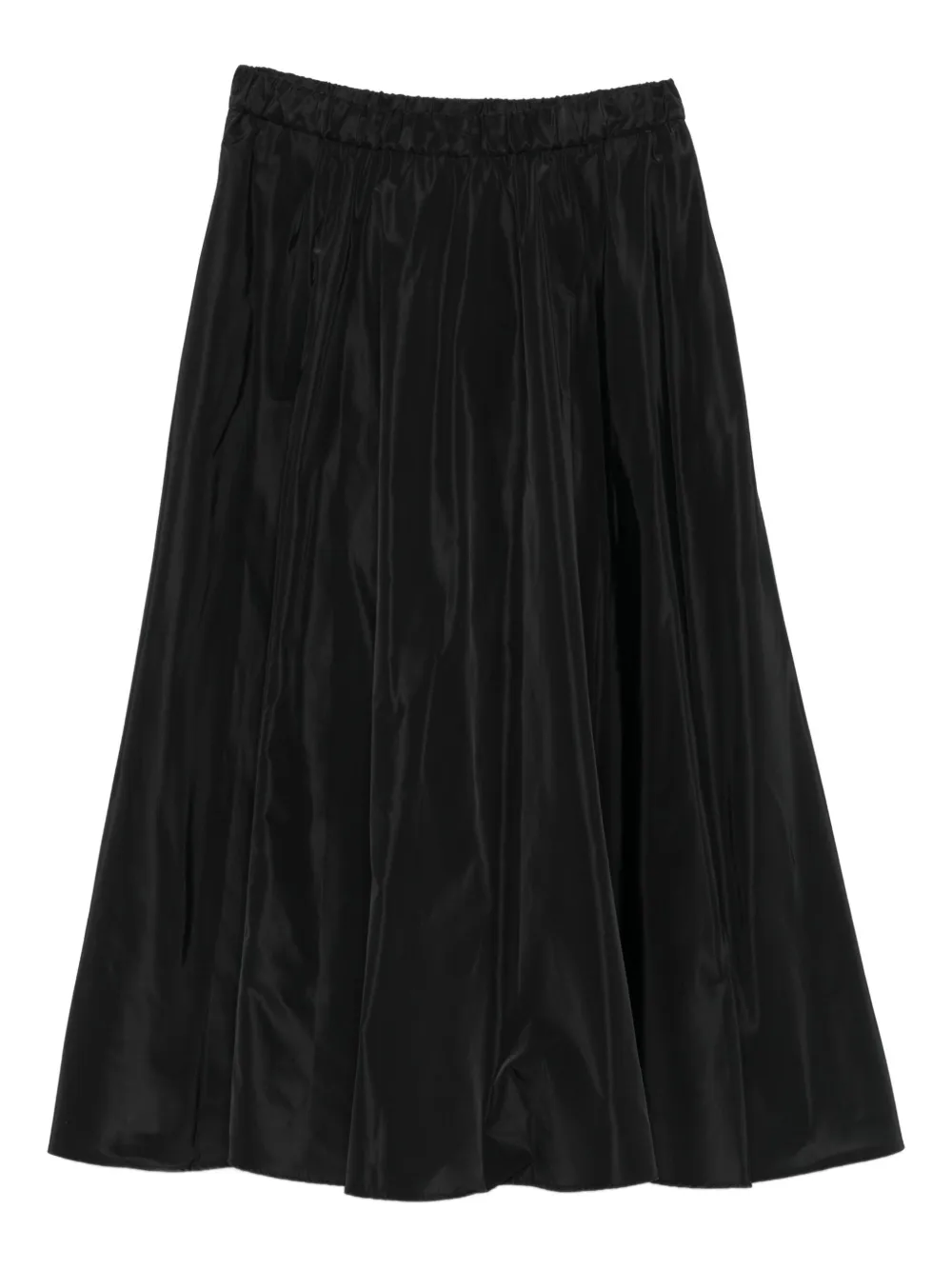 Aspesi A-line Midi Skirt In Black