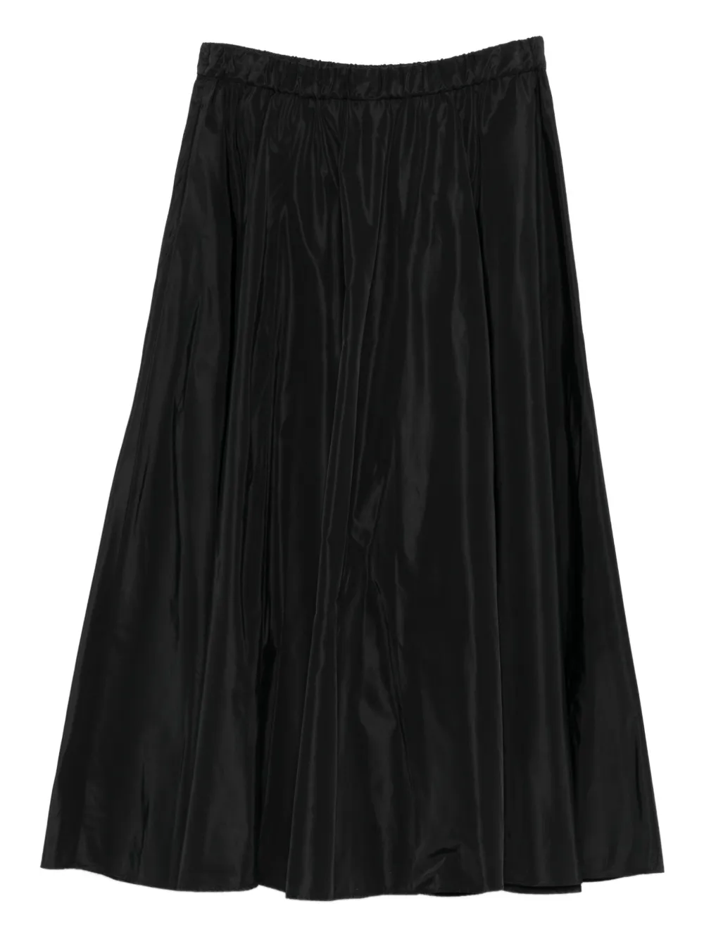 Aspesi A-line Midi Skirt In Black