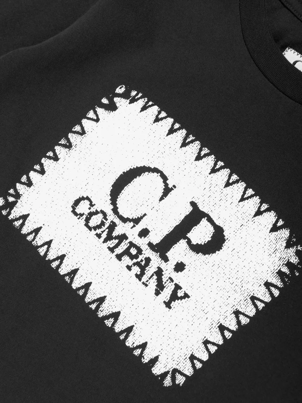C.p. Company Logo-print T-shirt In Black