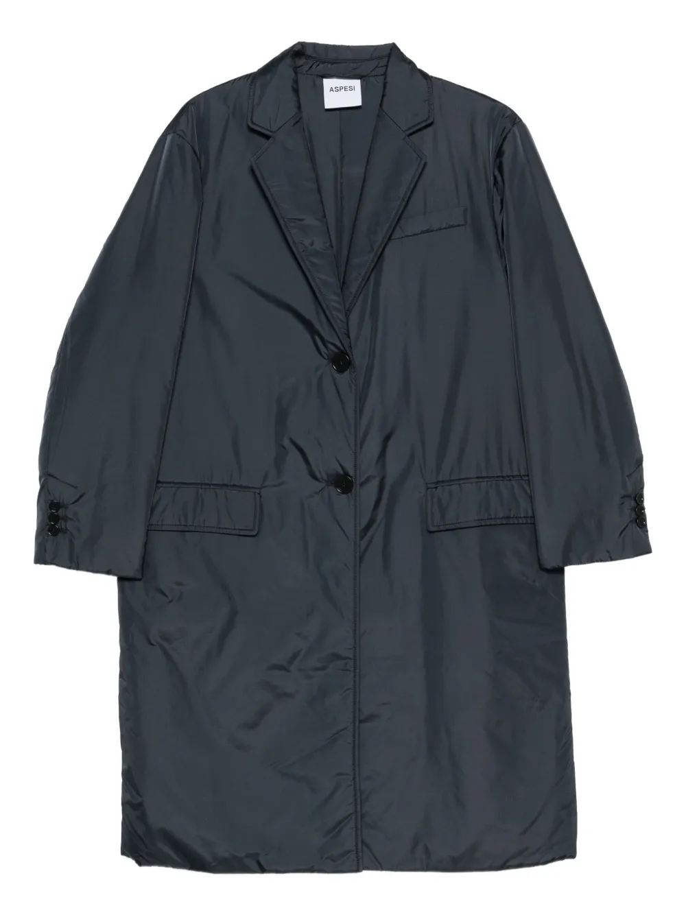 ASPESI button-fastening coat | Blue | Image 1