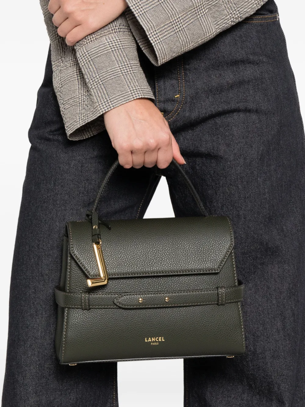 Lancel Faubourg shoulder bag - Groen