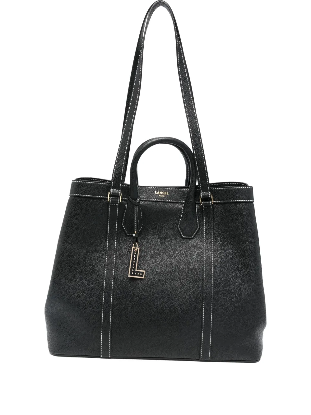 Lancel Large Faubourg Tote Bag In Black