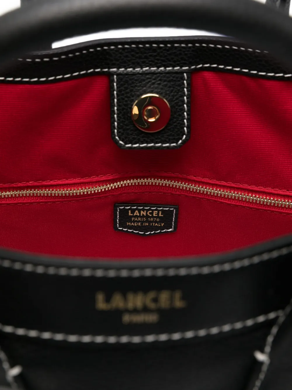 Lancel Large Faubourg Tote Bag In Black