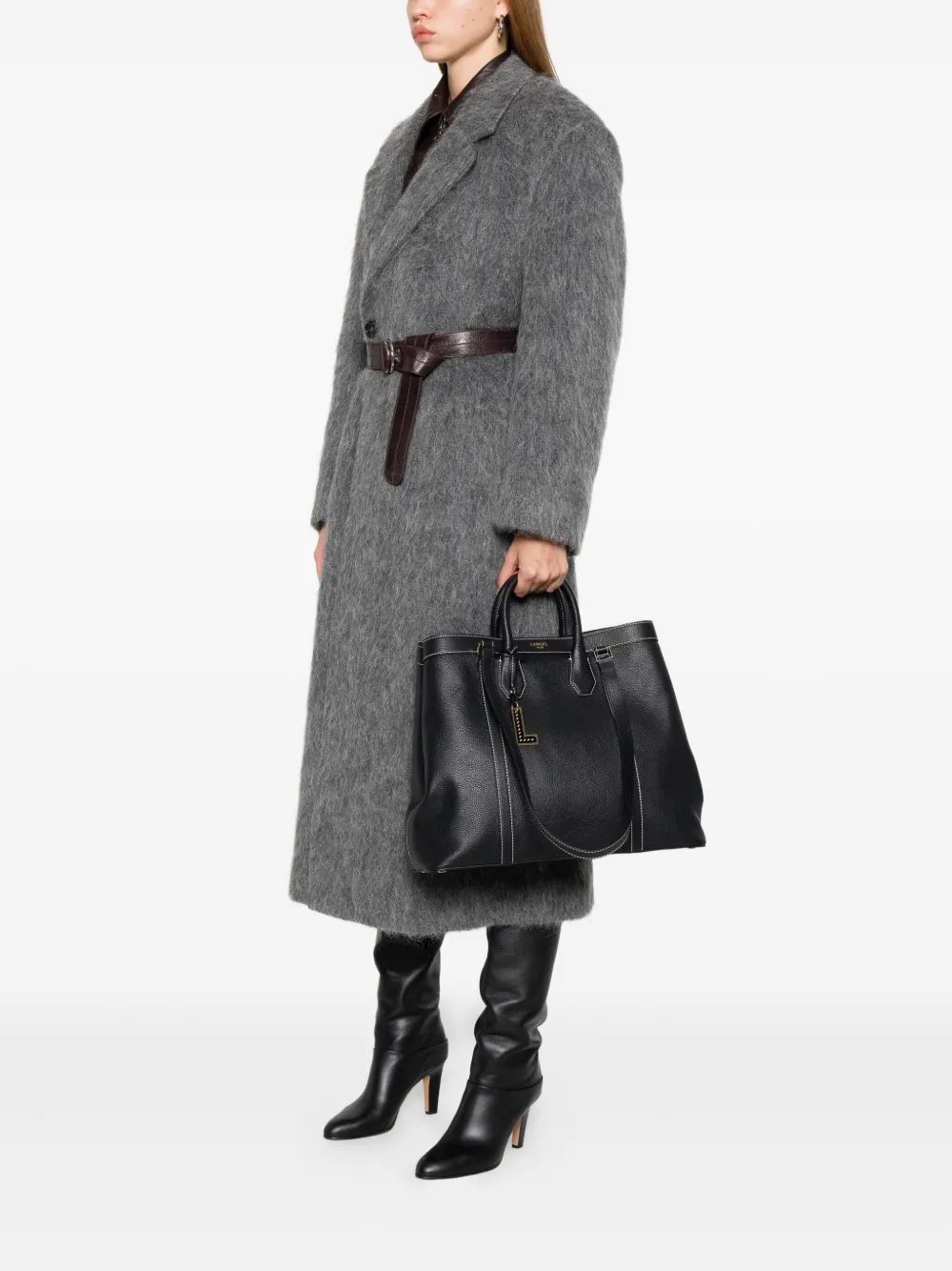 Lancel large Faubourg tote bag - Zwart