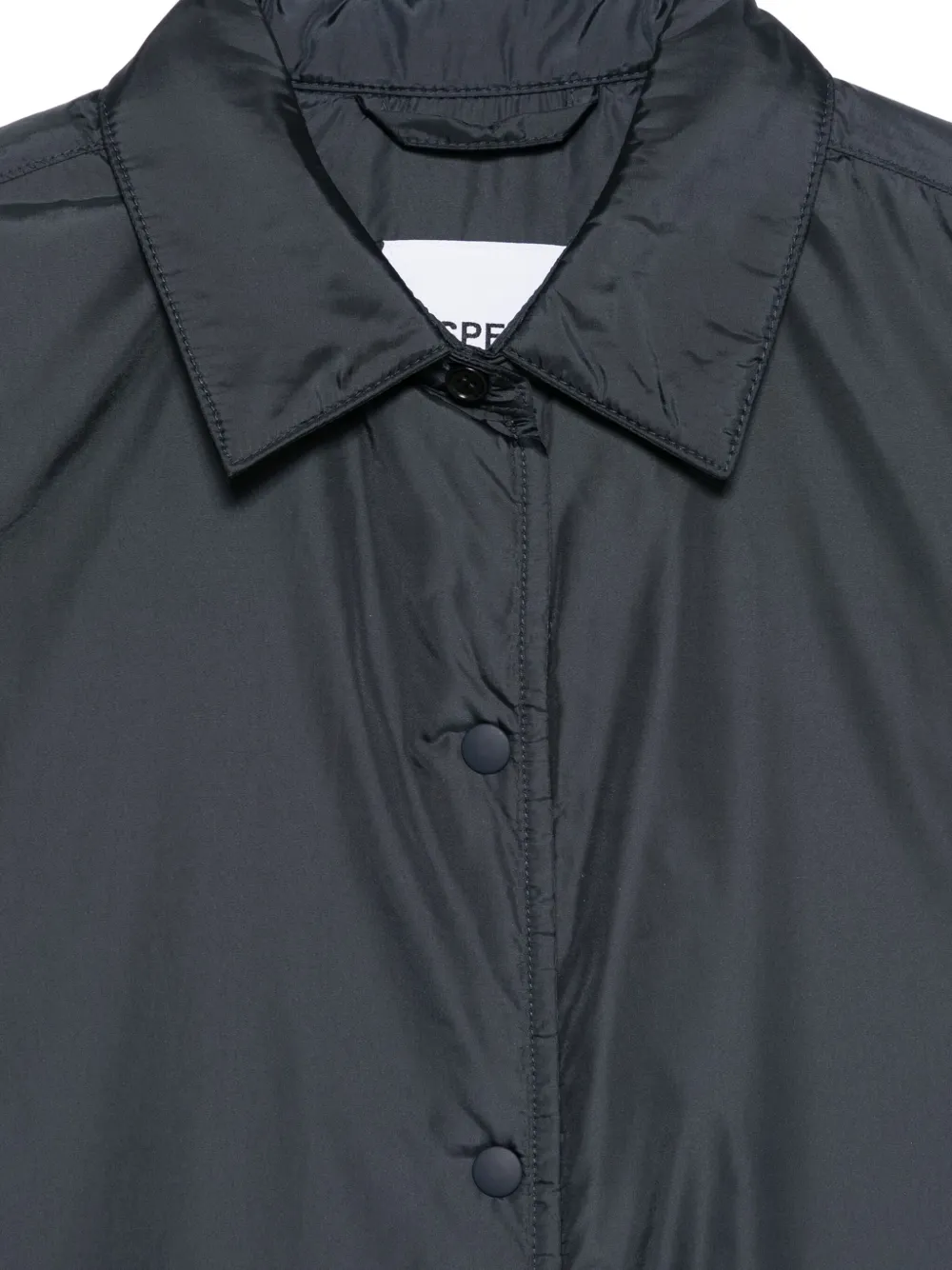 ASPESI Gilet met logo-label Blauw