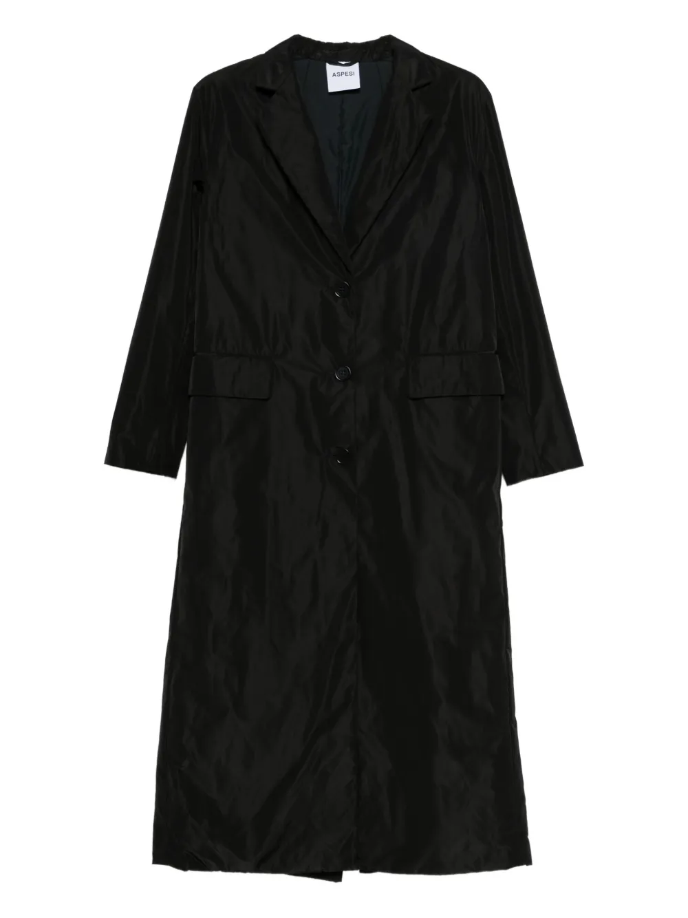 ASPESI Button pocket coat | Black | Image 1
