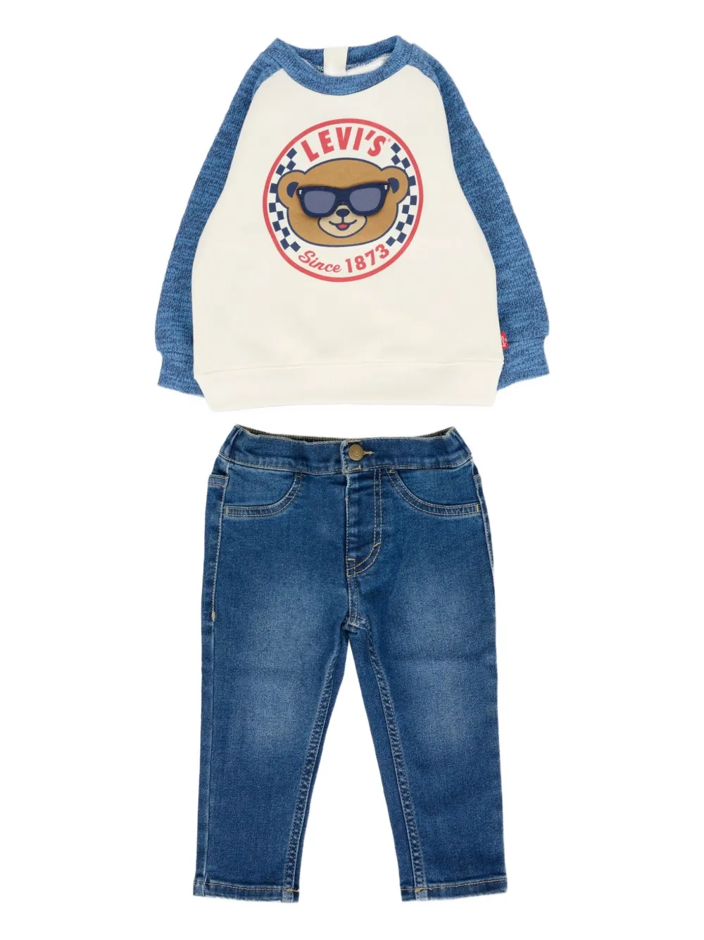 Levi's Logo-motif Trousers Sets In Blue