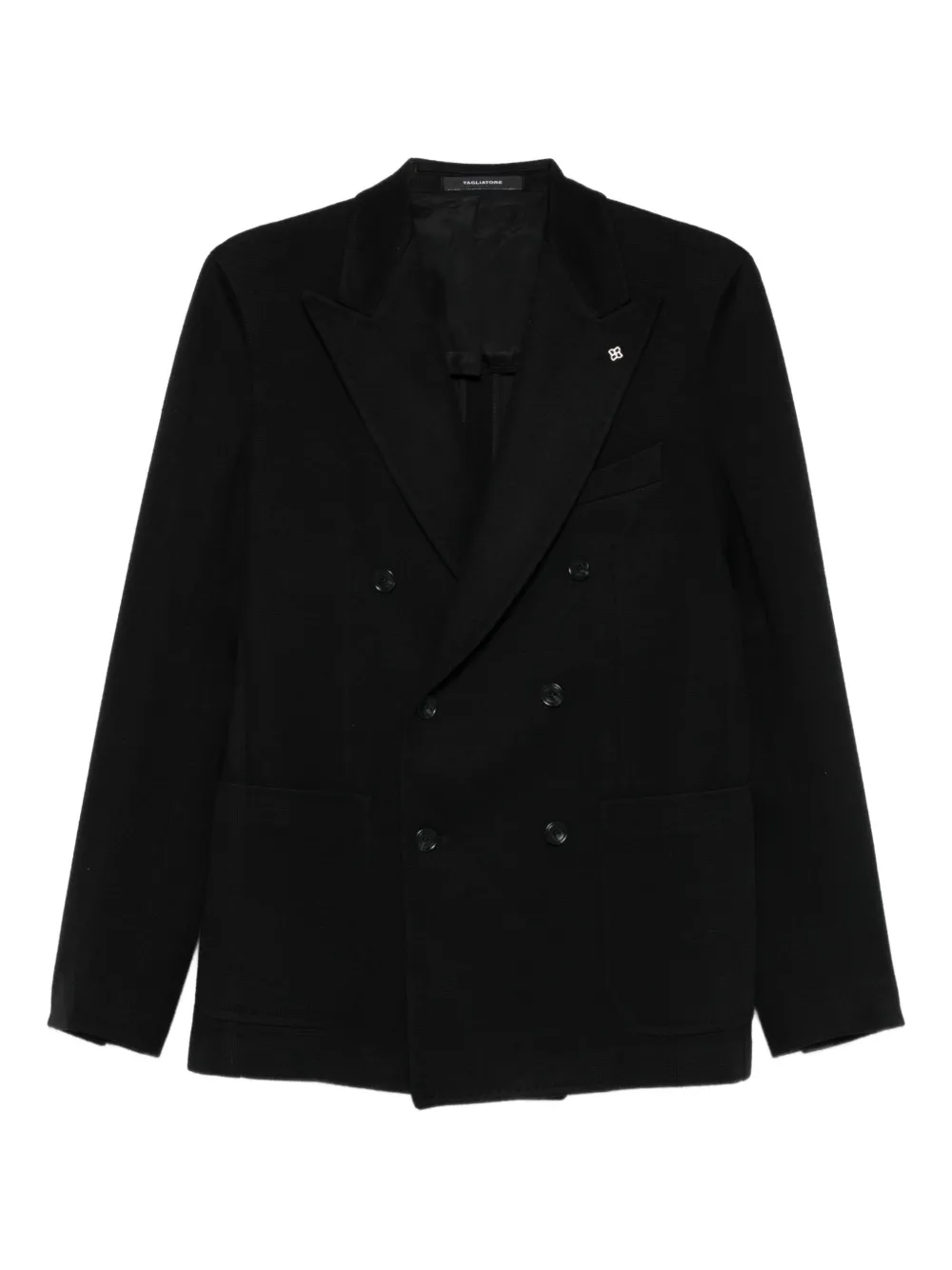 Tagliatore blazer con doble botonadura y solapas de pico | negro | Image 1