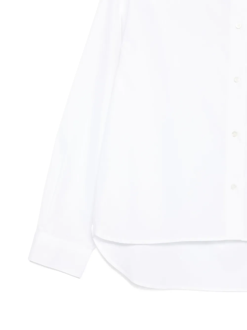 ASPESI Blouse van katoen-zijdeblend Wit