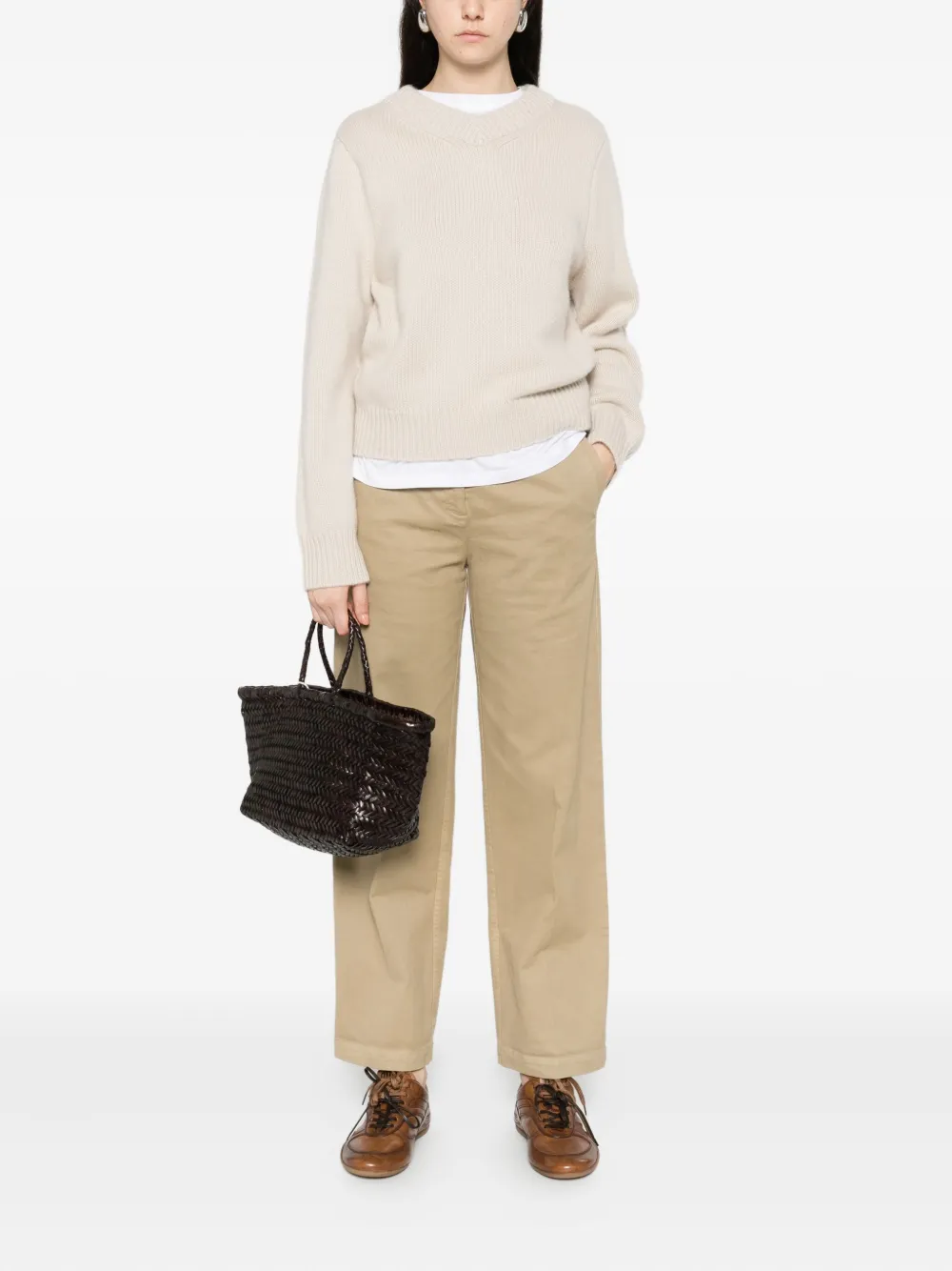 ASPESI button-fastening Trousers | Straight-Leg Pants | Image 2