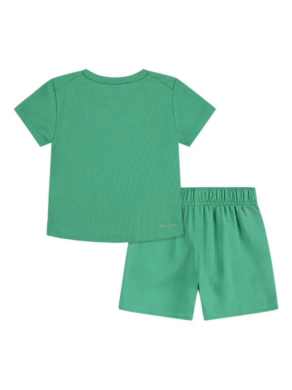 green nike short set