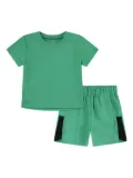 Nike Kids Swoosh-print shorts (set of two) - Green