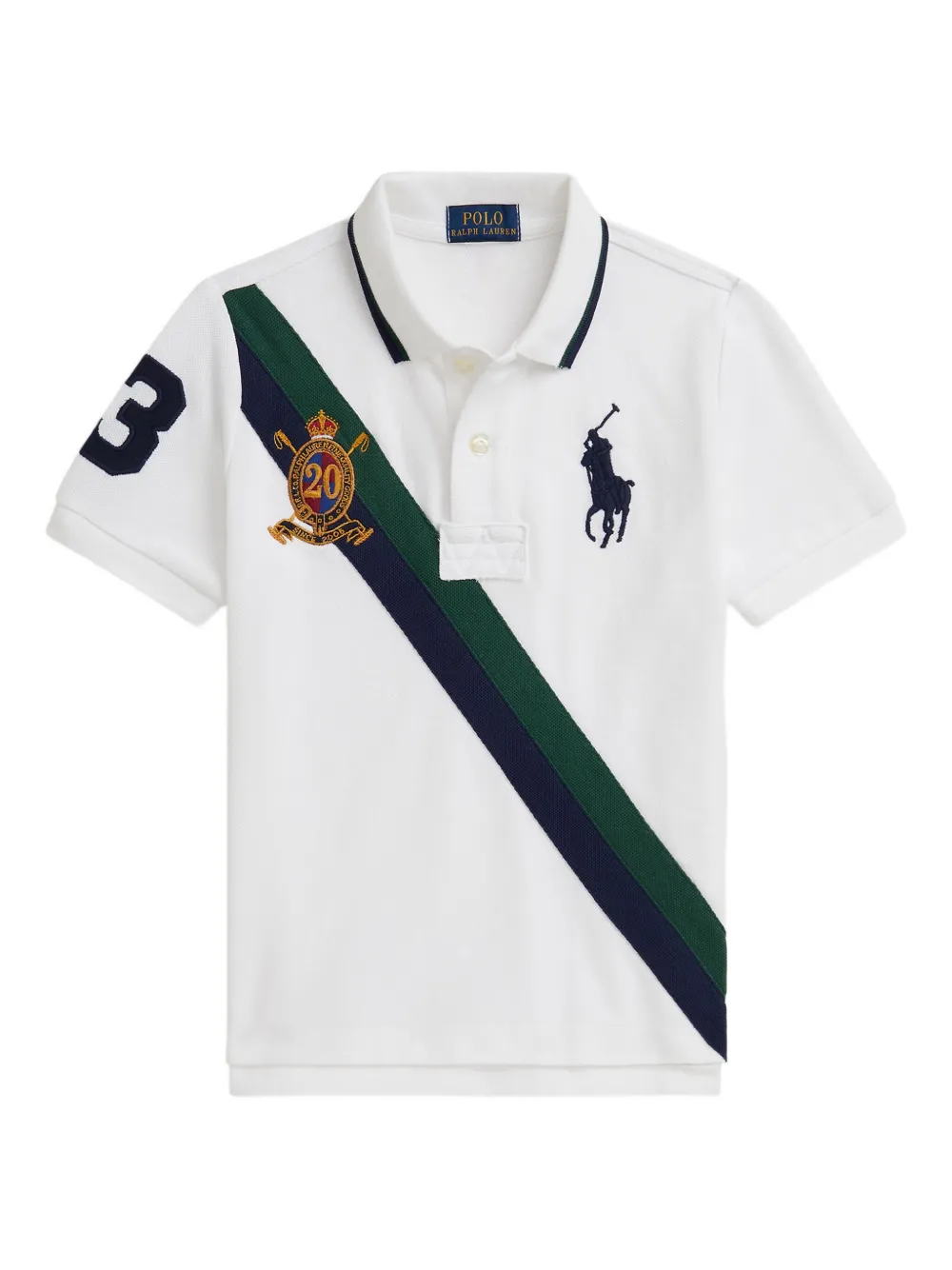 POLO RALPH LAUREN KIDS short-sleeve polo shirt - ホワイト POLO RALPH LAUREN KIDS short-sleeve polo shirt - ホワイト