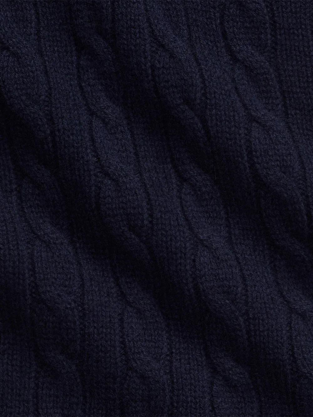 POLO RALPH LAUREN KIDS Kabelgebreide knoopsluiting Blauw