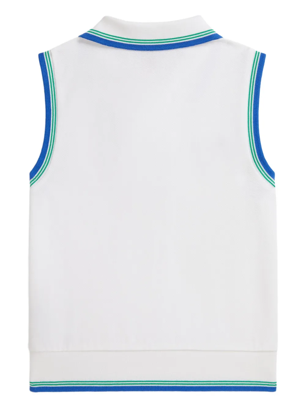 POLO RALPH LAUREN KIDS Mouwloos poloshirt Wit