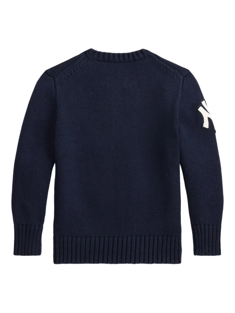 POLO RALPH LAUREN KIDS Katoenen trui met ronde hals Blauw